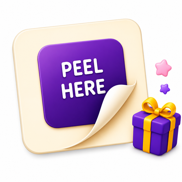 Peel-to-Reveal Gifts