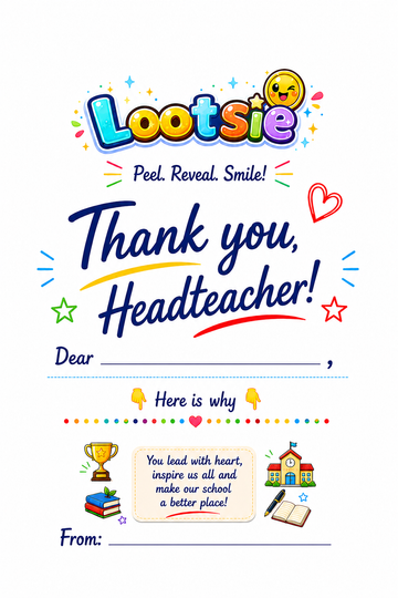 Thank you,  Headteacher! You lead with heart, inspire us all and make our school a better place!