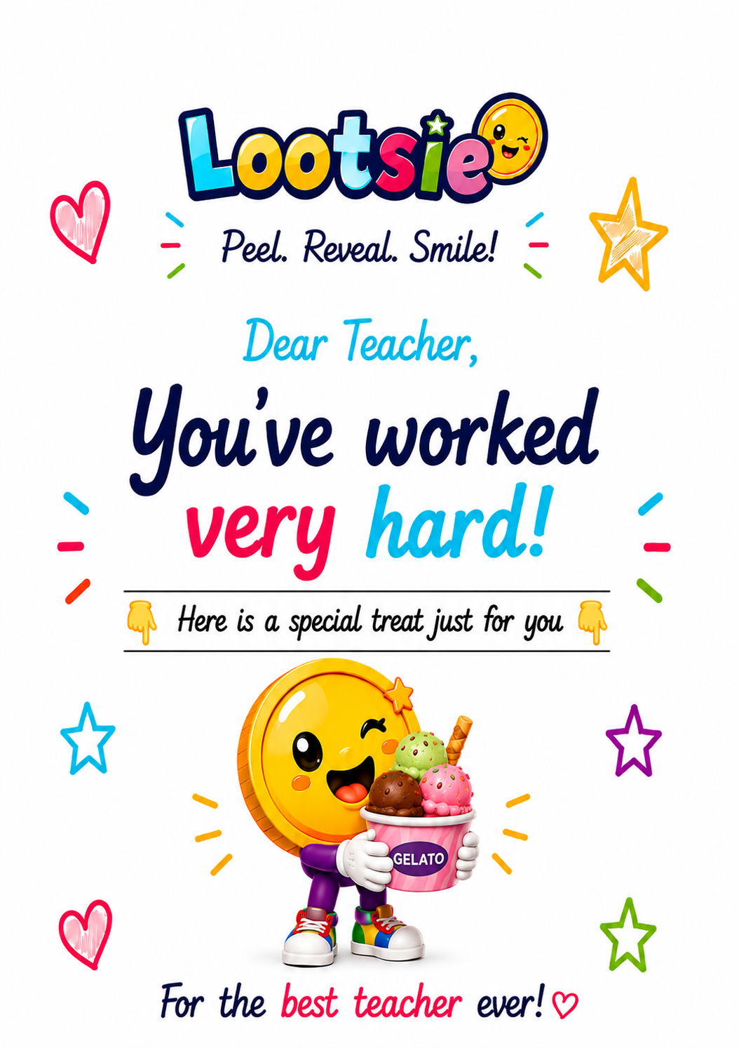 Thank You Teacher – Ice Cream Treat For You