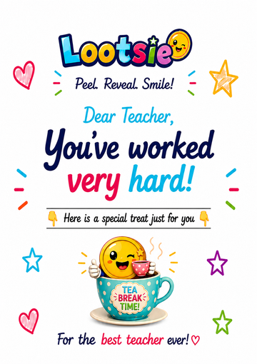 Thank You Teacher – Hot Tea Treat For You [